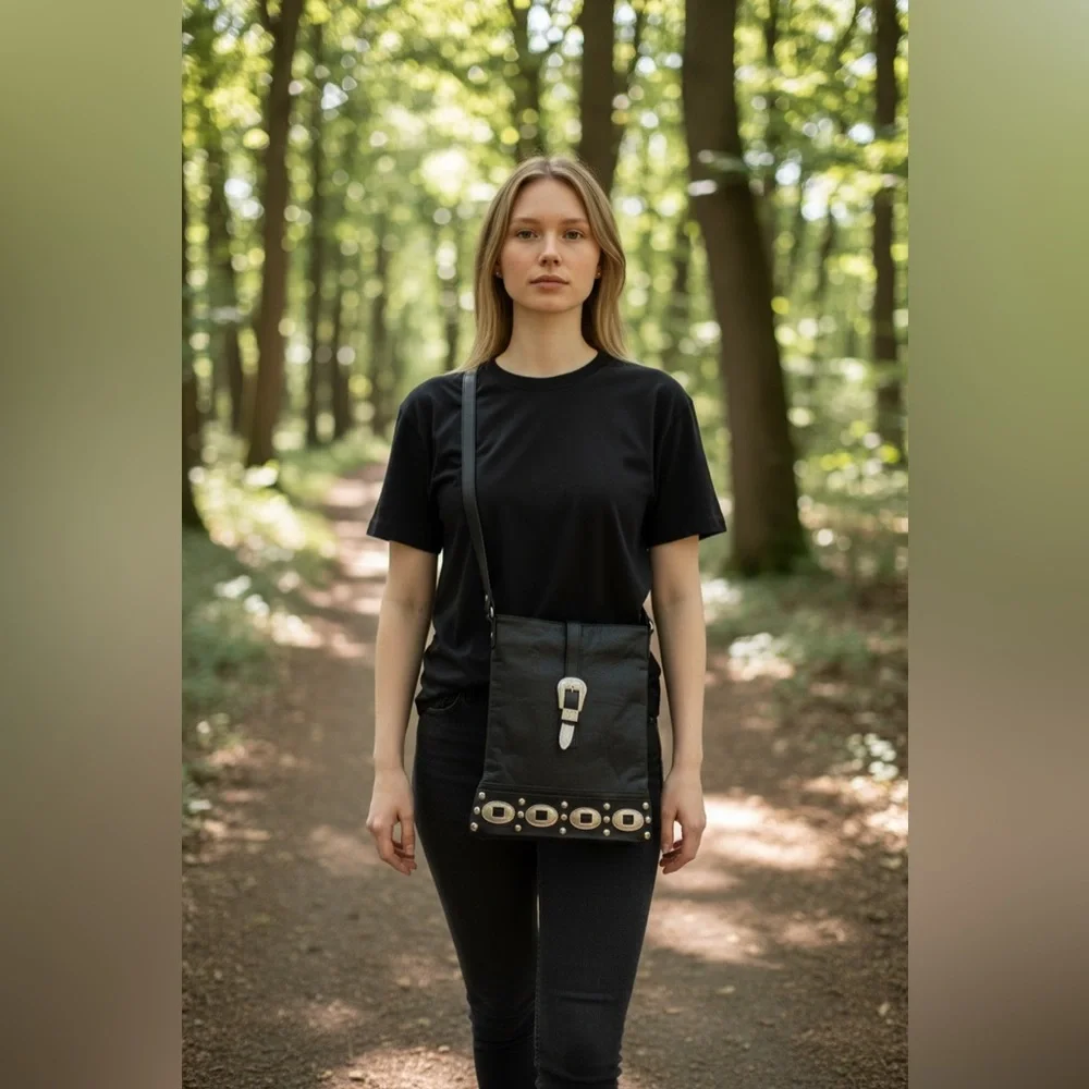 Pelechecoco / Zoe‎ Reworked Vintage Leather Crossbody